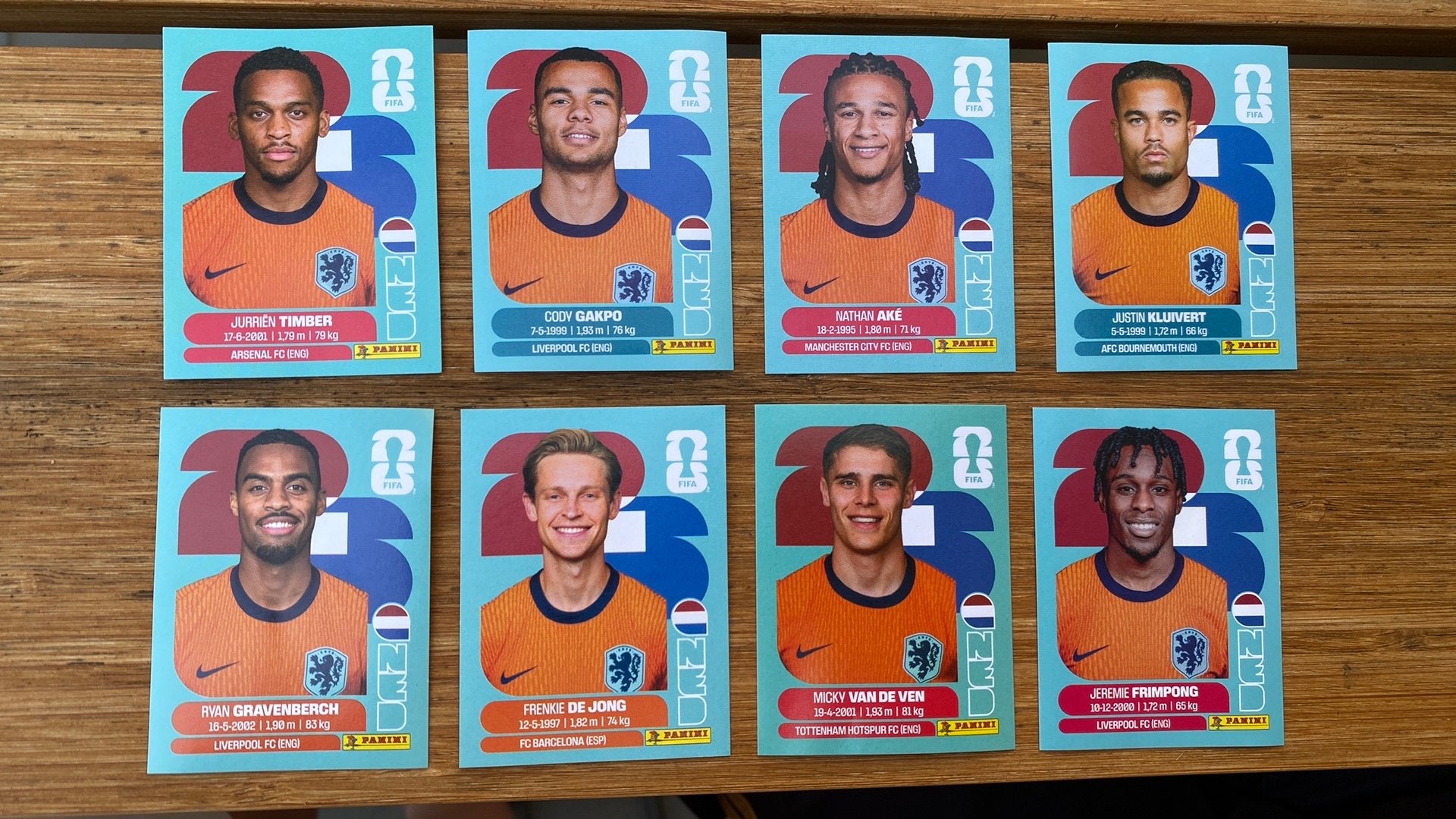 Nederlands elftal spelers Panini WK 2026 stickers, Ophalen of Verzenden, Zo goed als nieuw, Buitenlandse clubs, Poster, Plaatje of Sticker