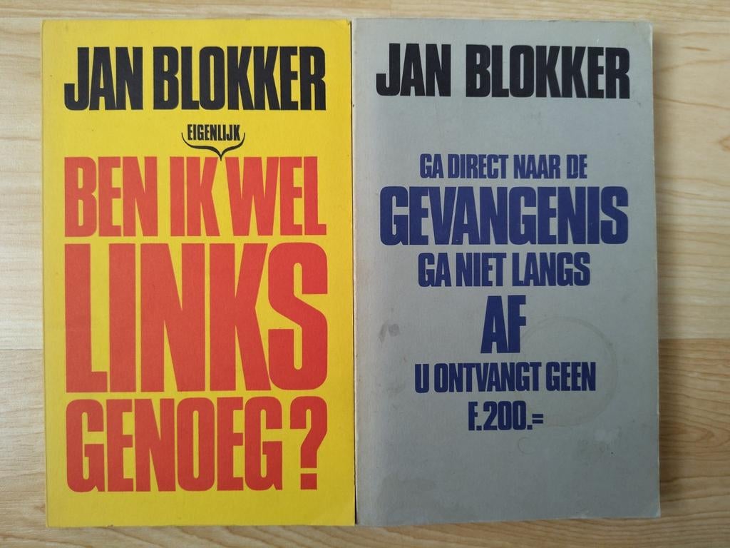 2× Jan Blokker, Ophalen of Verzenden, Gelezen, Jan Blokker, Nederland