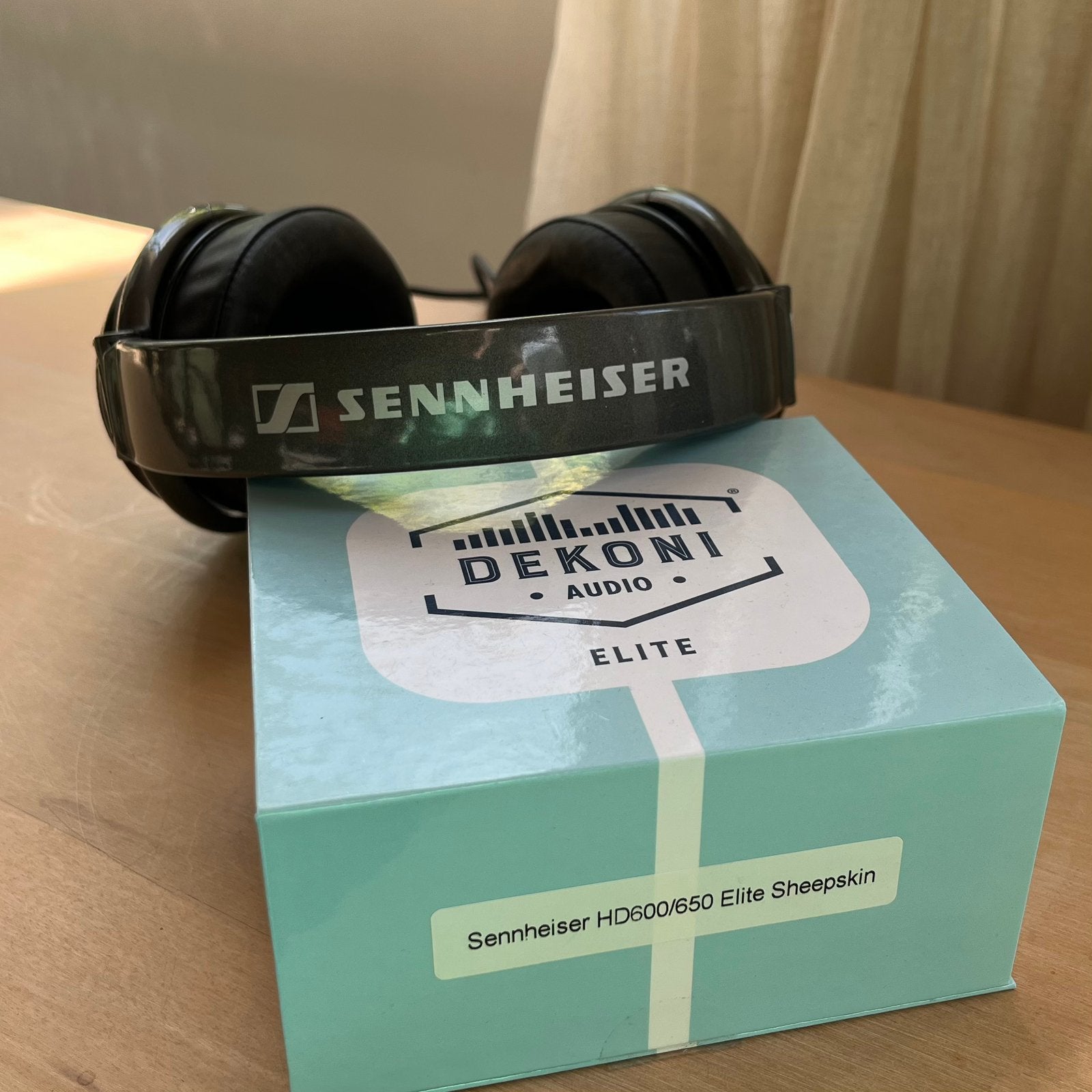Sennheiser HD 650 met Elite Sheepskin-oorkussens, Ophalen of Verzenden, Zo goed als nieuw, Sennheiser