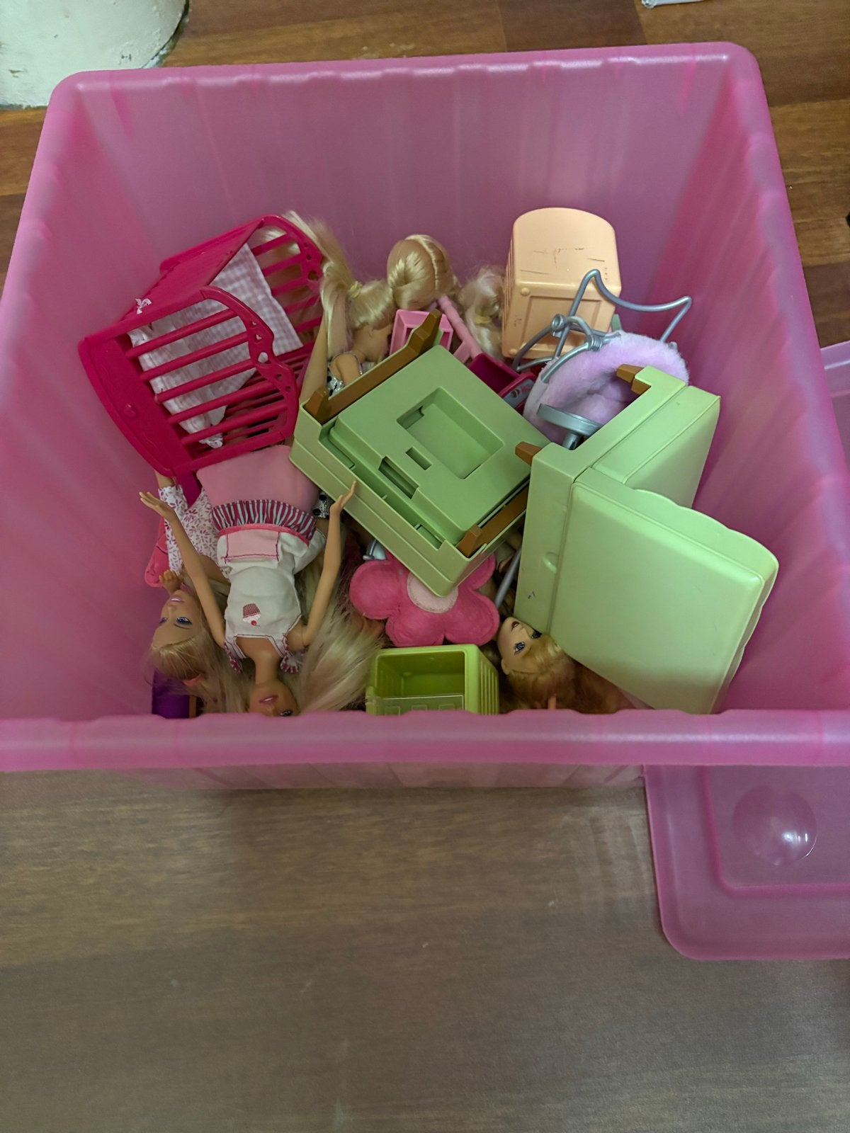 Grote Barbie set met huis, paard en accessoires, Ophalen, Gebruikt, Barbie