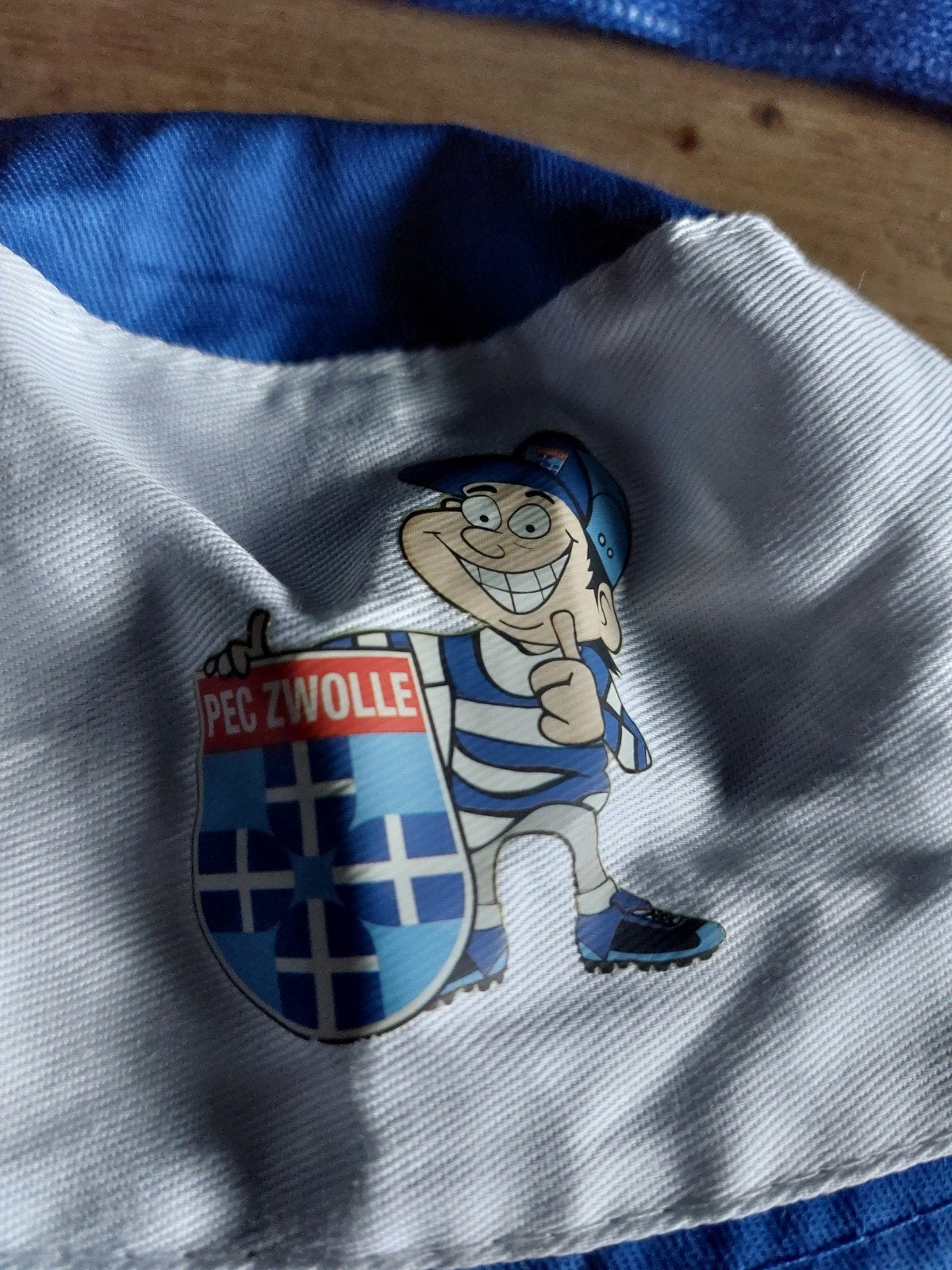 PEC Zwolle Sjaal,- Cupfighters Collectie, Ophalen of Verzenden, Overige binnenlandse clubs, Vaantje of Sjaal
