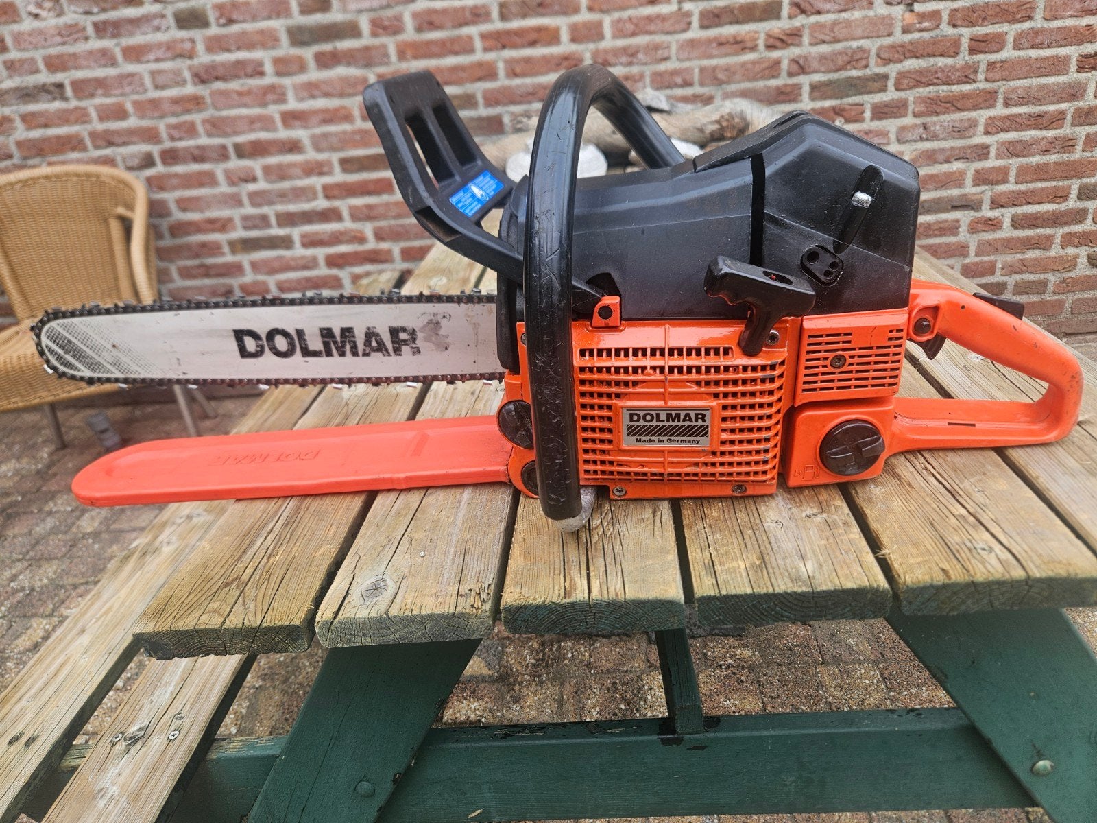 dolmar kettingzaag ps 9000 bijna 7 pk, Tuin en Terras, Hand-tuingereedschap, Ophalen, Zo goed als nieuw