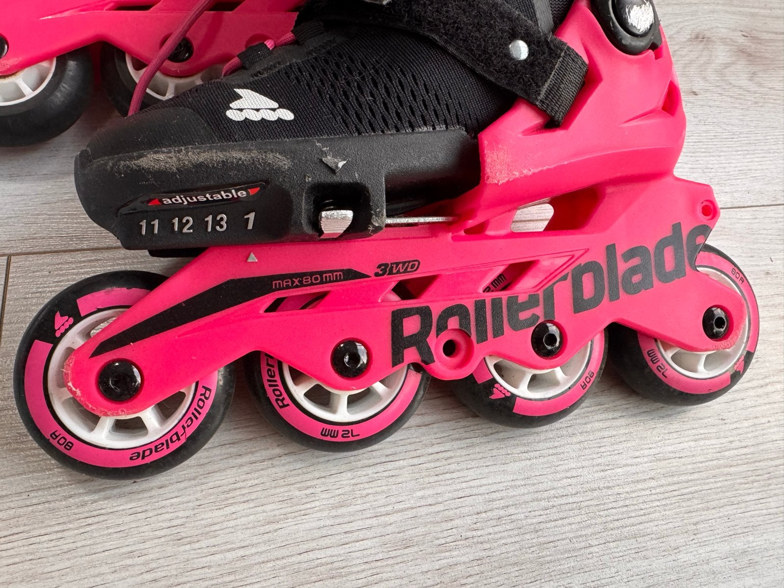 Rollerblade Microblade 28-32 Verstelbaar, Complete Set, Ophalen, Gebruikt, Overige typen
