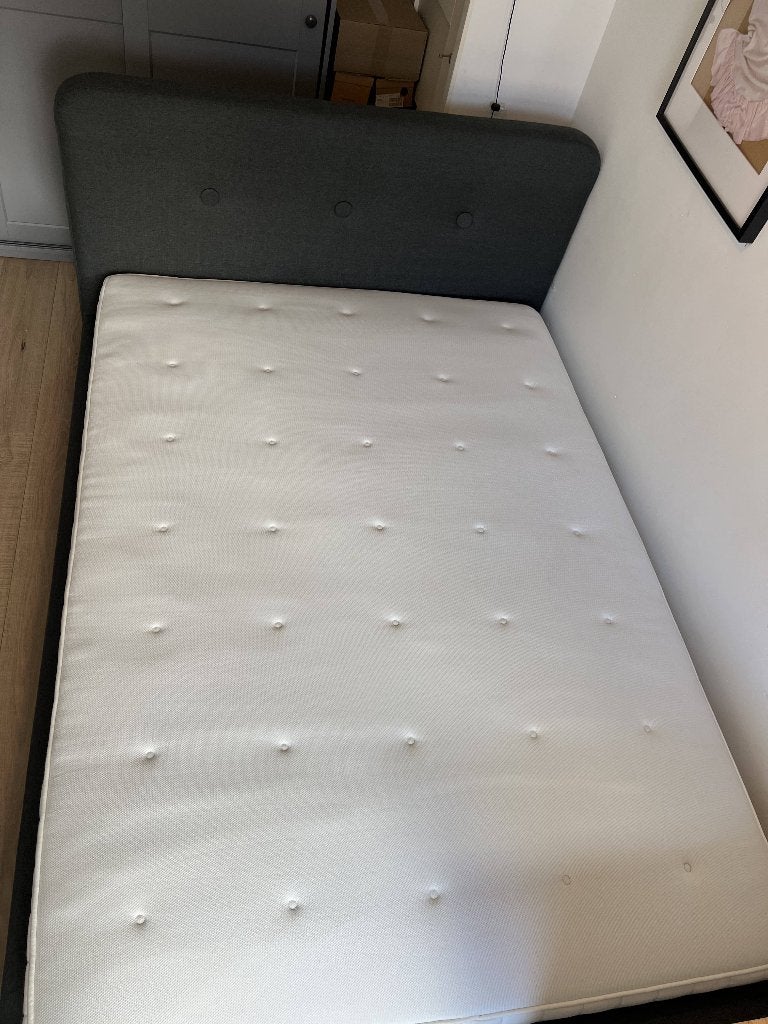 Matras 140x200 (Hyllestad, IKEA), Huis en Inrichting, Ophalen, Gebruikt, 140 cm, Twijfelaar