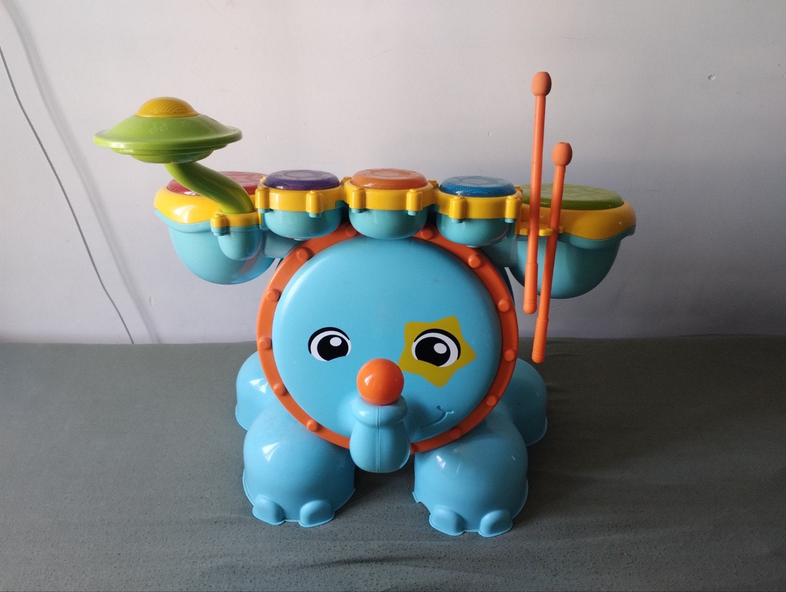 VTech Zoo Jamz Olifant Drumstel, Ophalen, Zo goed als nieuw, 6 maanden tot 2 jaar