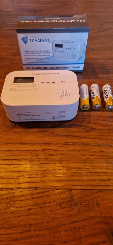 Koolmonoxide melder, Ophalen of Verzenden, Nieuw, Detector, Sensor of Melder, Rook