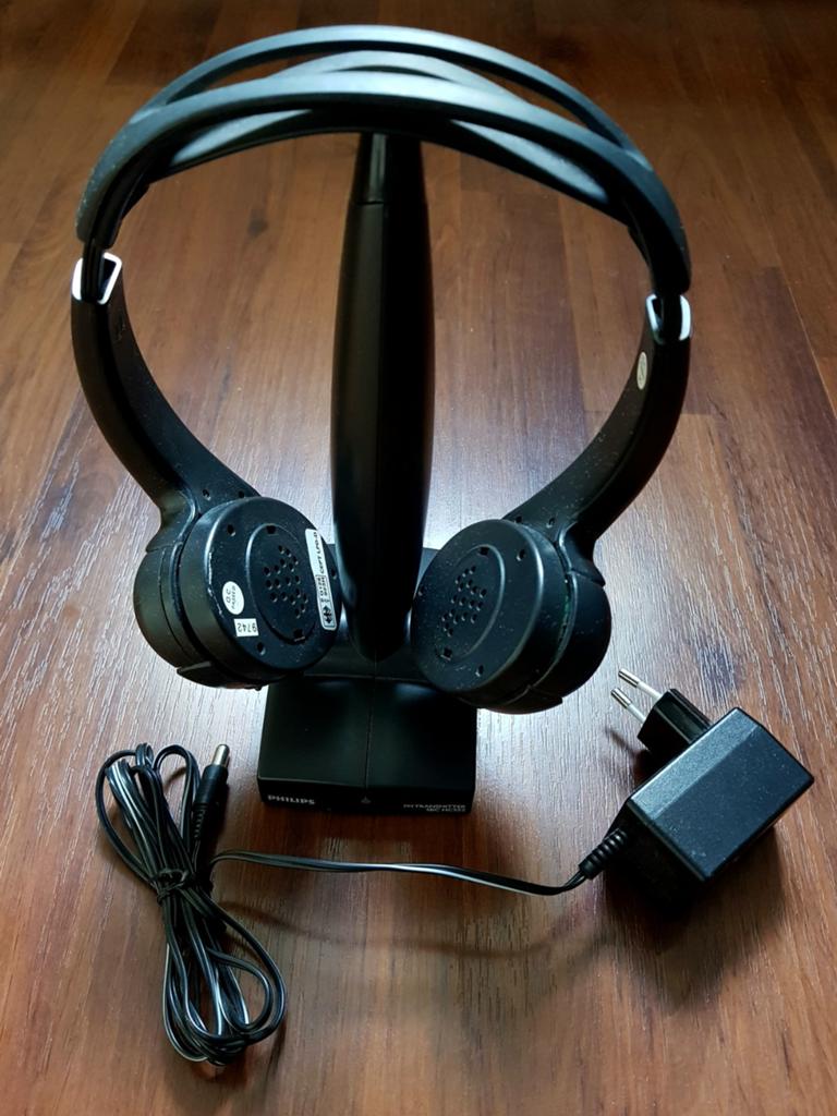 PHILIPS Draadloos Stereo FM koptelefoon vintage jaren 90, Ophalen of Verzenden