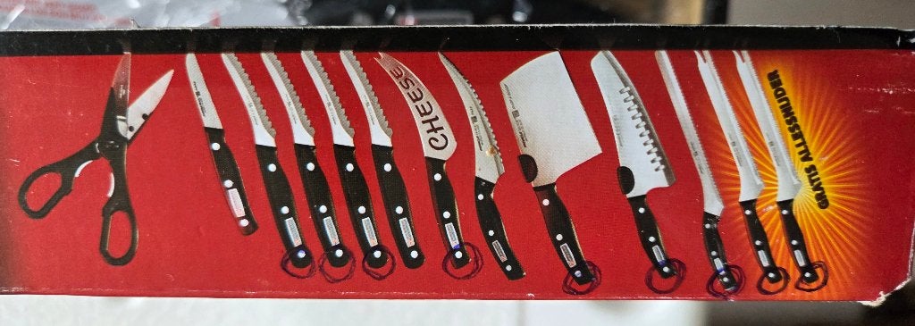 Nw, Miracle Blade Wereldklasse Messenset, 9-delig, Ophalen of Verzenden, Nieuw