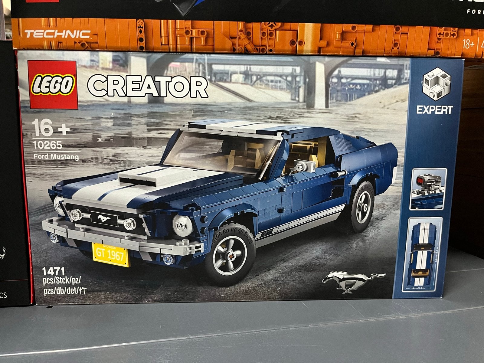 LEGO Creator Expert 10265 Ford Mustang GT 1967, Ophalen of Verzenden, Nieuw, Overige merken
