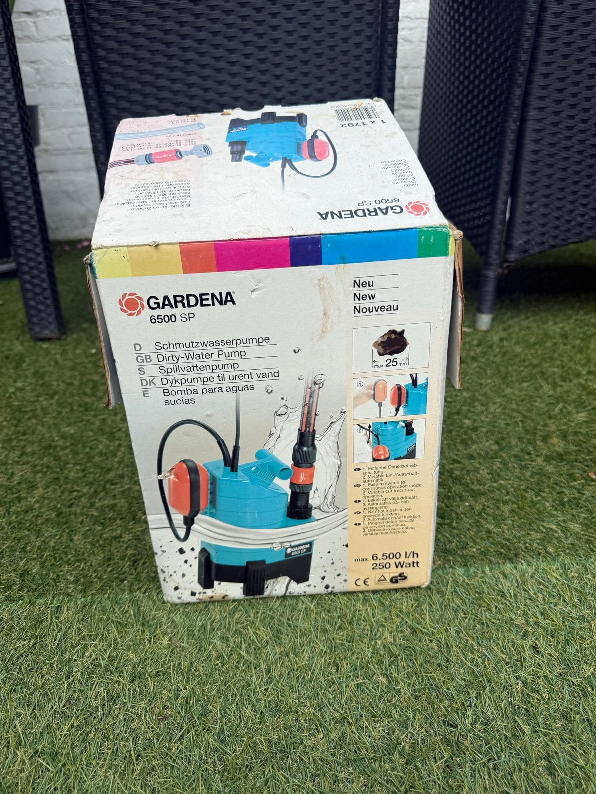 GARDENA 6500 SP Vuilwaterpomp, Ophalen of Verzenden, Nieuw, Elektrisch, Dompelpomp