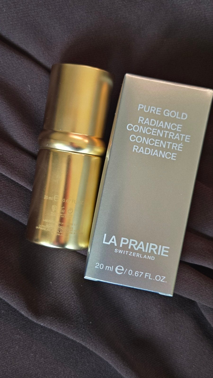 La Prairie Pure Gold Radiance serum 20ml sample, Verzenden, Nieuw, Gehele gezicht