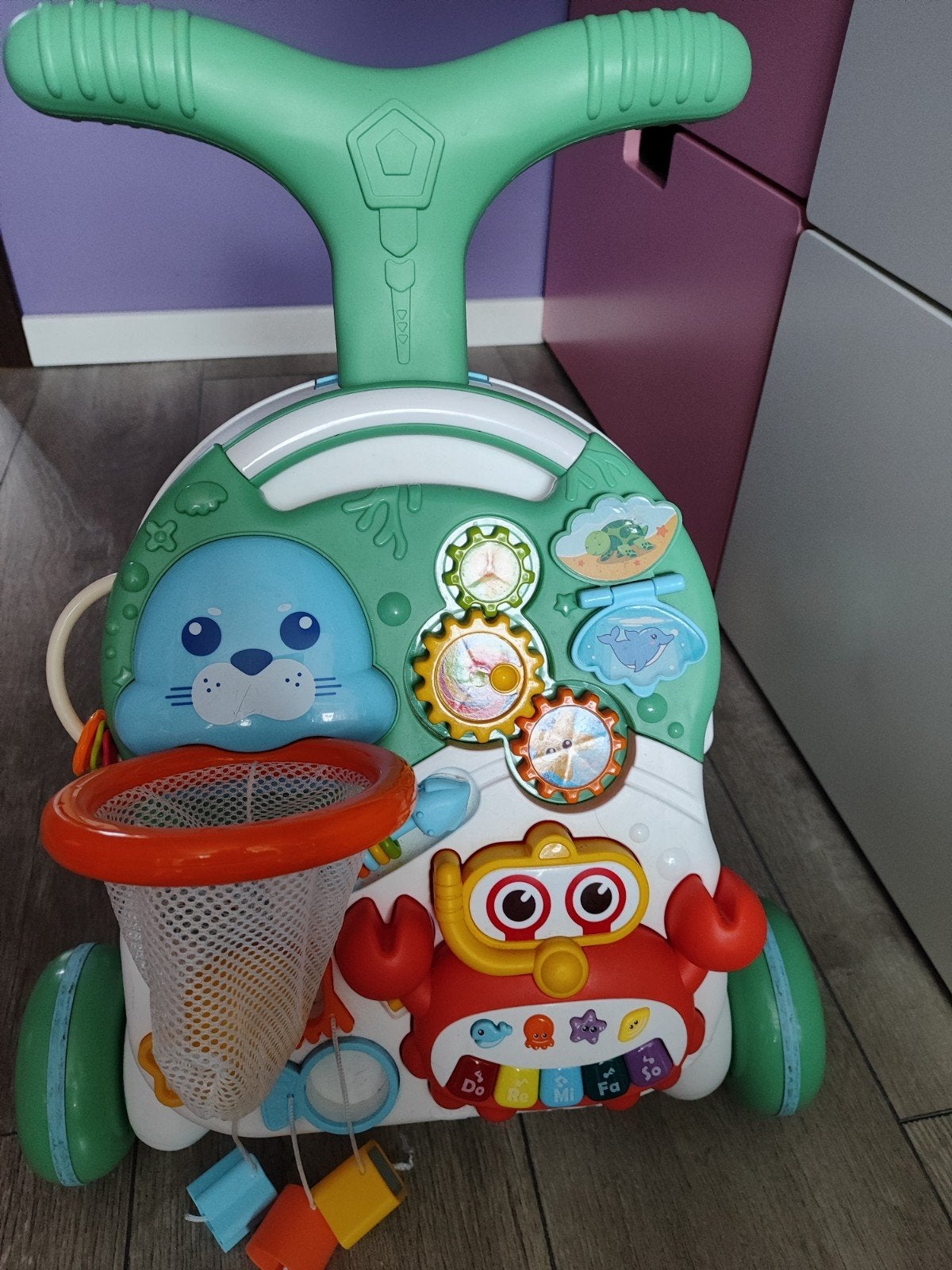 Loopwagen, Babywalker 2-in-1 met geluid, Ophalen, Overige typen, Met geluid