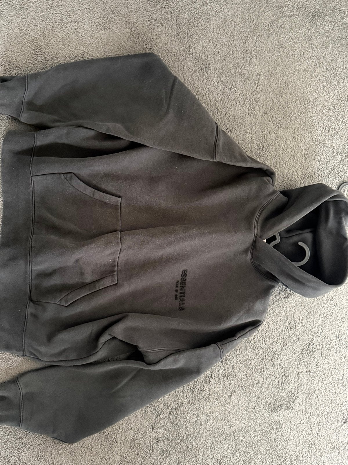 Essentials Fear of God Hoodie - dark smoke, Kleding | Heren, Truien en Vesten, Ophalen of Verzenden, Gedragen, Maat 48/50 (M)