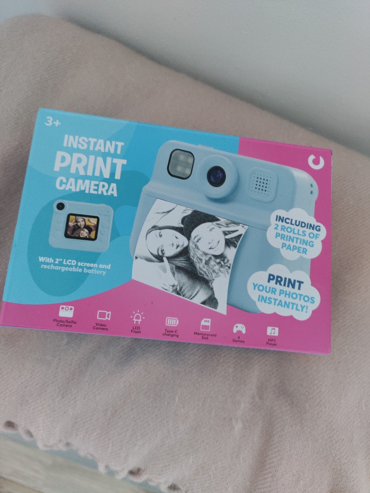 Instant Print Camera, Accu, Nieuw, Instant camera, Overige Merken