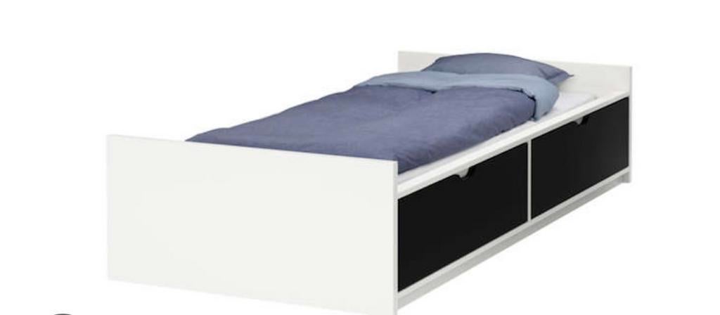 IKEA Flaxa bed, Huis en Inrichting, Overige materialen, Gebruikt, 90 cm, Eenpersoons