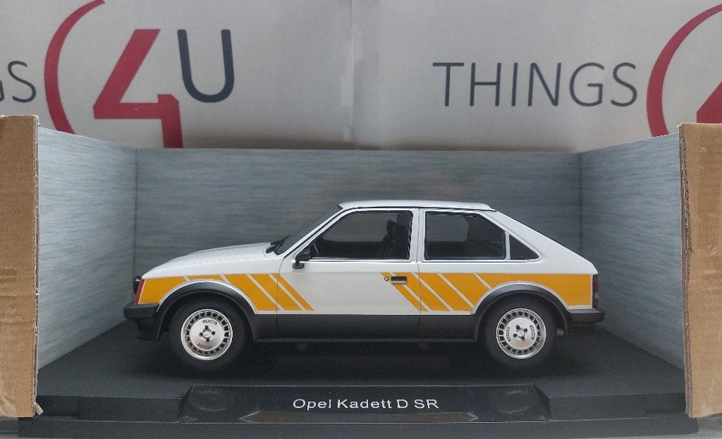 MCG 1:18 Opel Kadett D SR wit/geel/zwart nieuw in verpakking, Ophalen of Verzenden, Nieuw, Auto, Overige merken