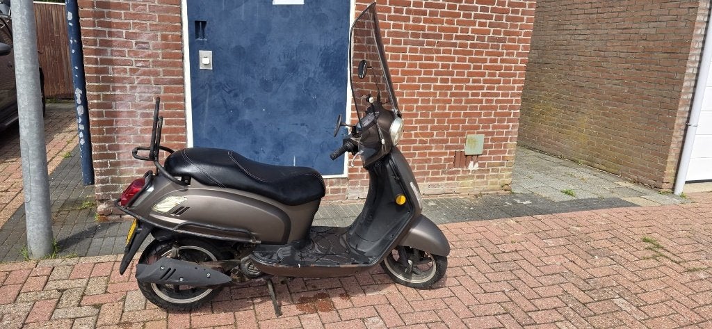 Te koop scooter Merk sym fiddle 2, Ophalen, Gebruikt, Maximaal 45 km/u, Benzine