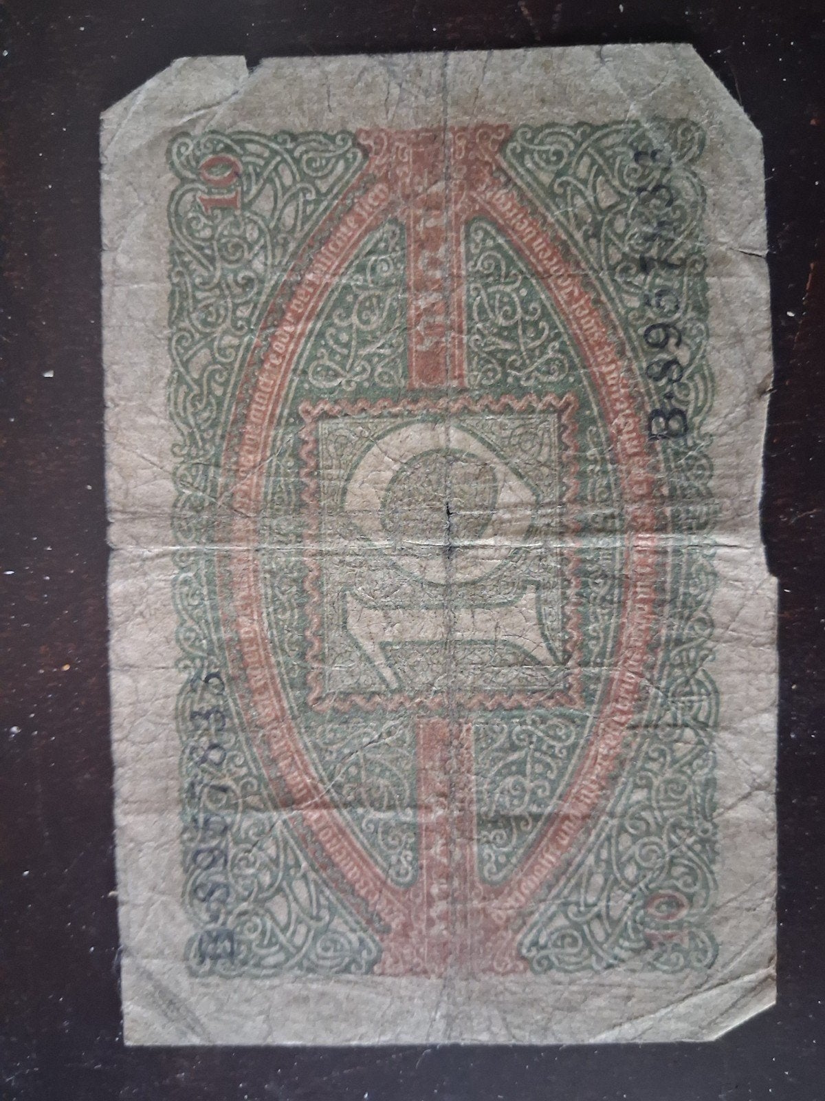 Historisch waardepapier: 10 Mark Reichskassenschein, Ophalen of Verzenden, Voor 1920, Aandeel