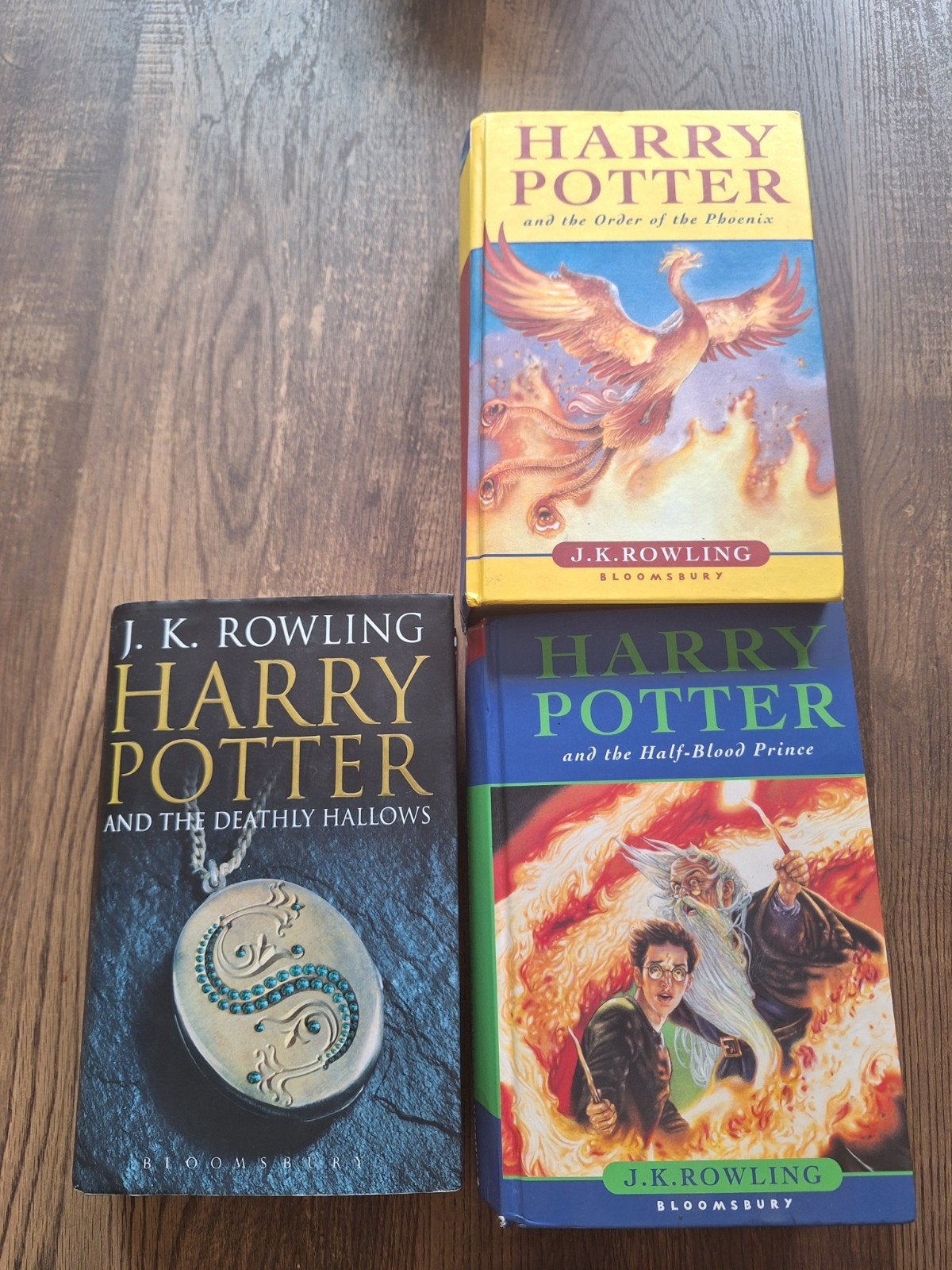3 Engelse harry potter boeken, Verzamelen, Ophalen of Verzenden, Zo goed als nieuw, Boek of Poster