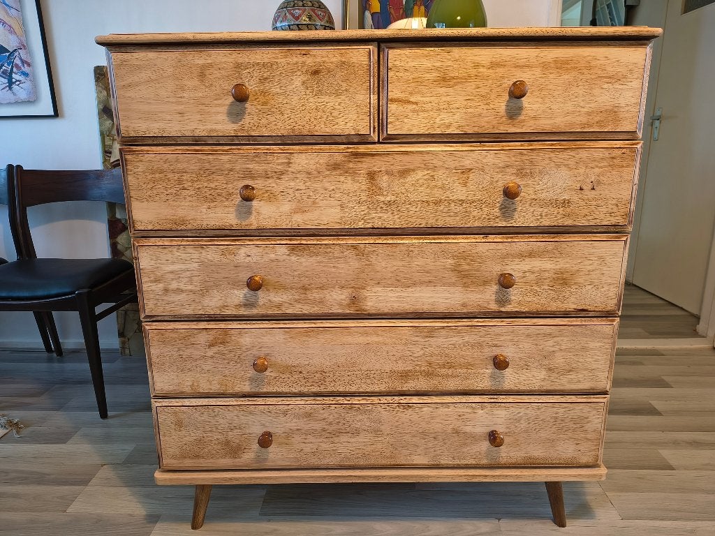 Ladekast Massief Eiken – XL Model, 100 tot 150 cm, 5 laden of meer, 100 tot 150 cm, Ophalen of Verzenden