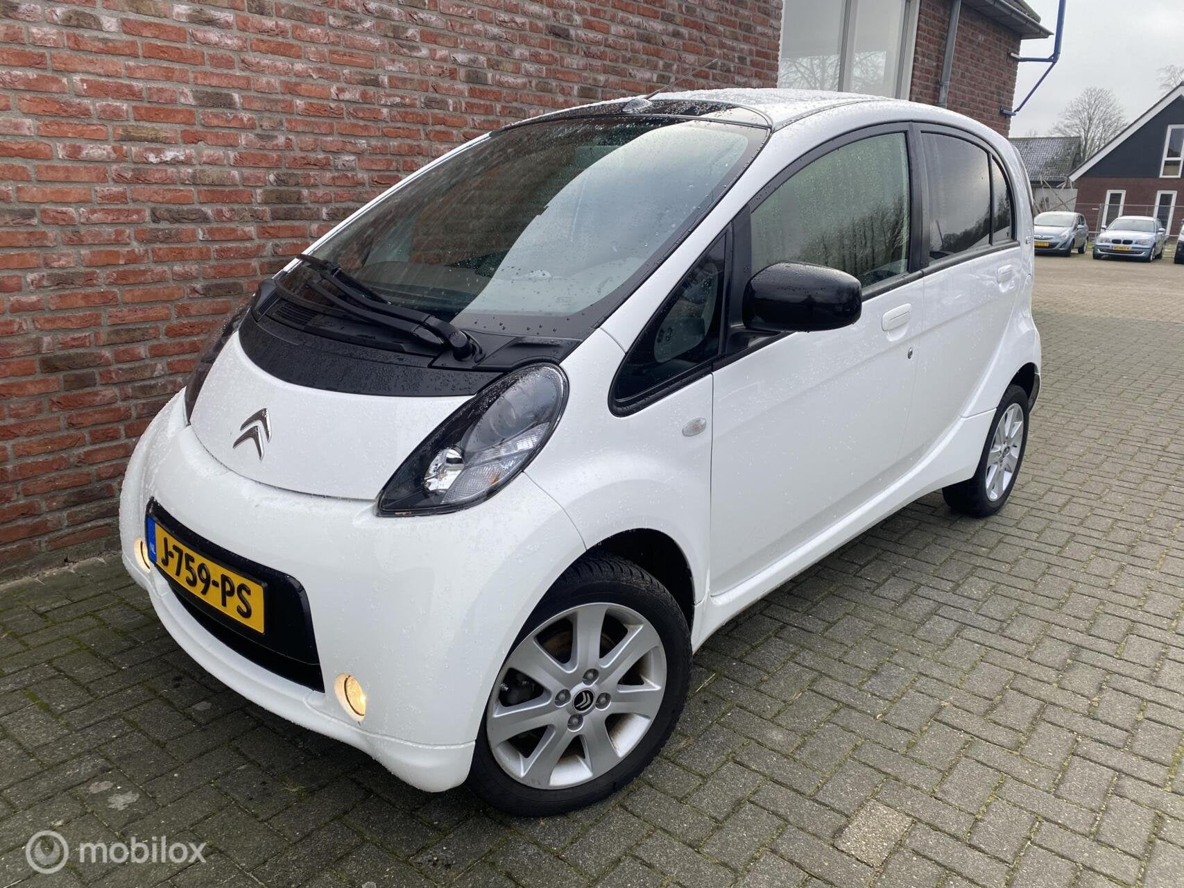 Citroen C-Zero 4-persoons 16 kWh SOH 85%, Auto's, Citroën, Zwart, 4 stoelen, Wit, Electronic Stability Program (ESP)