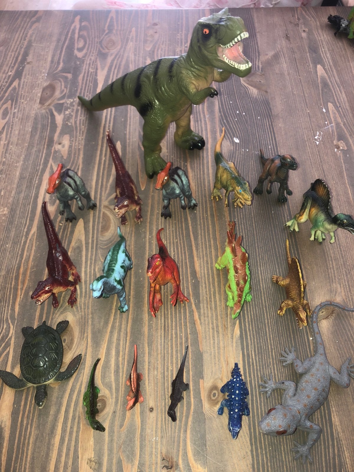 dinosaurus en reptiel speelgoedfiguren, Ophalen of Verzenden, Gebruikt
