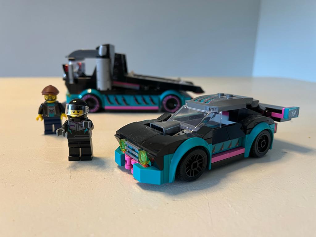 LEGO City 60406 Racewagen en Autotransporter, Ophalen of Verzenden, Zo goed als nieuw