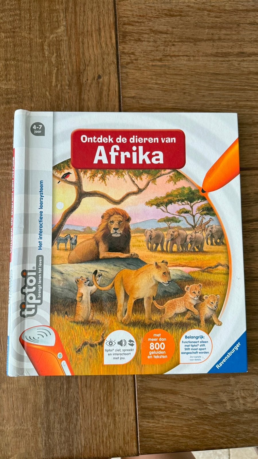 Tiptoi boek: Ontdek de dieren van Afrika (4-7 jaar), Ophalen of Verzenden, Zo goed als nieuw, Non-fictie