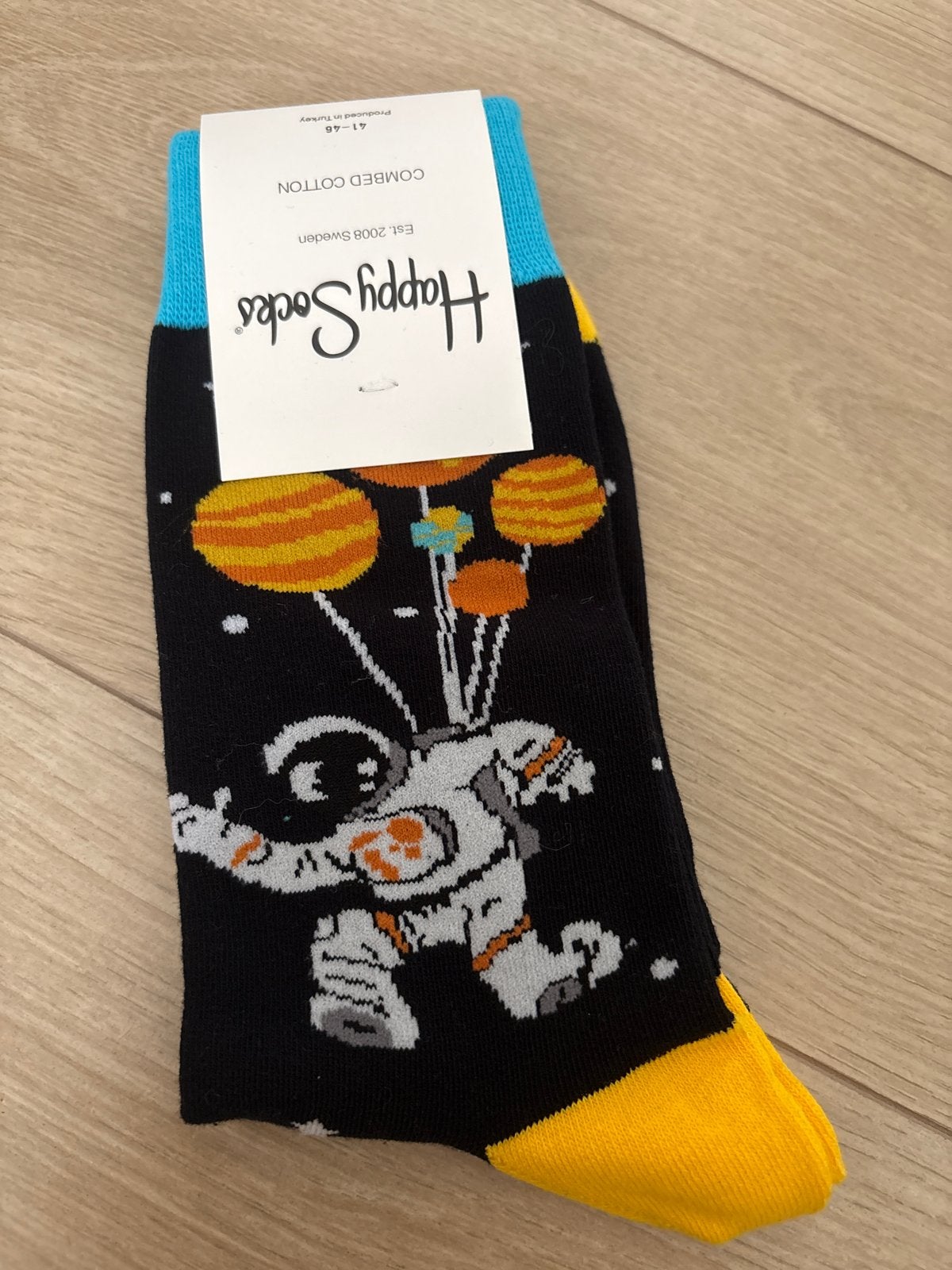 Happy Socks Astronaut Sokken - Maat 41-46, Verzenden, Nieuw, Maat 43 t/m 46, Overige kleuren
