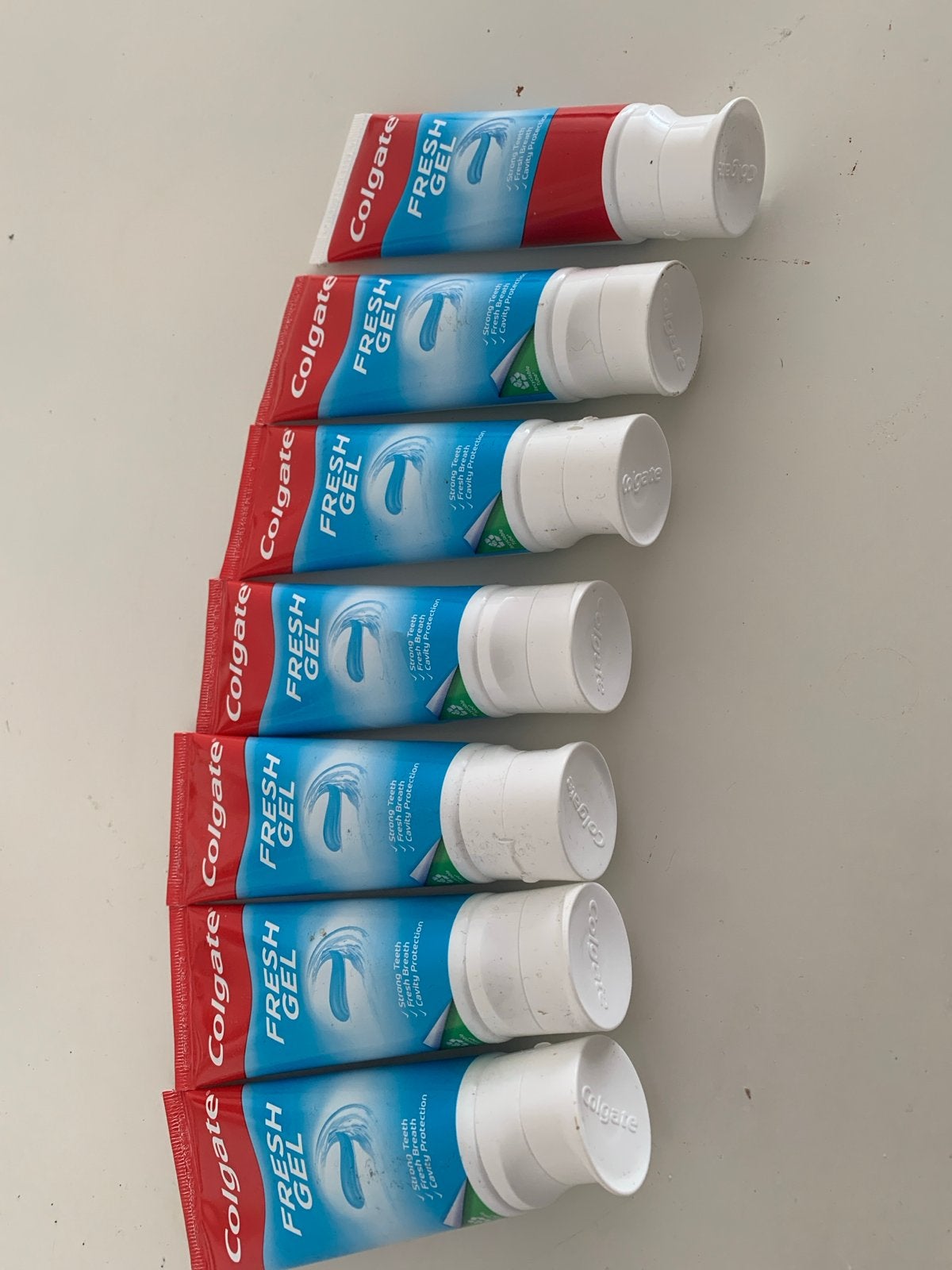 7x Colgate Fresh Gel Tandpasta - Nieuw en Ongeopend, Ophalen of Verzenden, Nieuw, Tandpasta