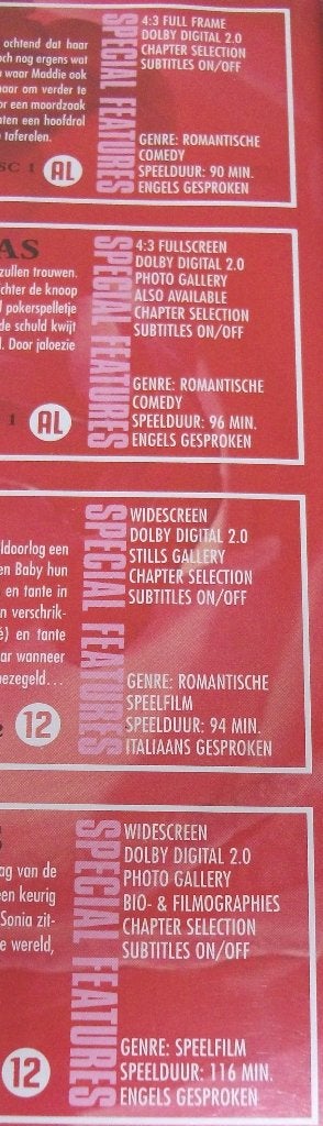 Film-Box *** ROMANCE EDITION *** 2-Disc Boxset, Alle leeftijden, Nederlands, Ophalen of Verzenden, Gebruikt