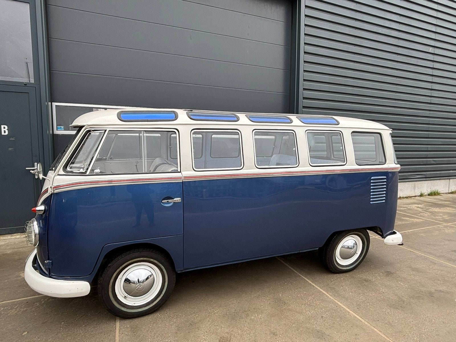 Volkswagen T1, Bedrijf, Handgeschakeld, Volkswagen, Blauw