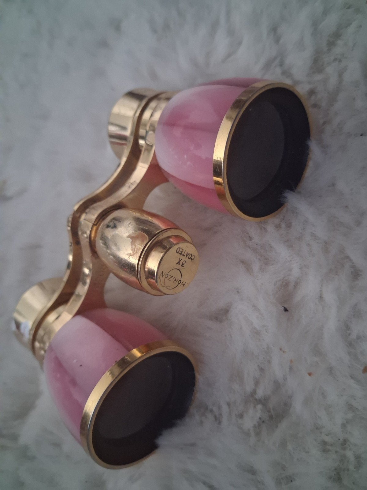Vintage Roze Horizon Opera Verrekijker 3x Coated, Audio, Tv en Foto, Optische apparatuur | Verrekijkers, Ophalen of Verzenden
