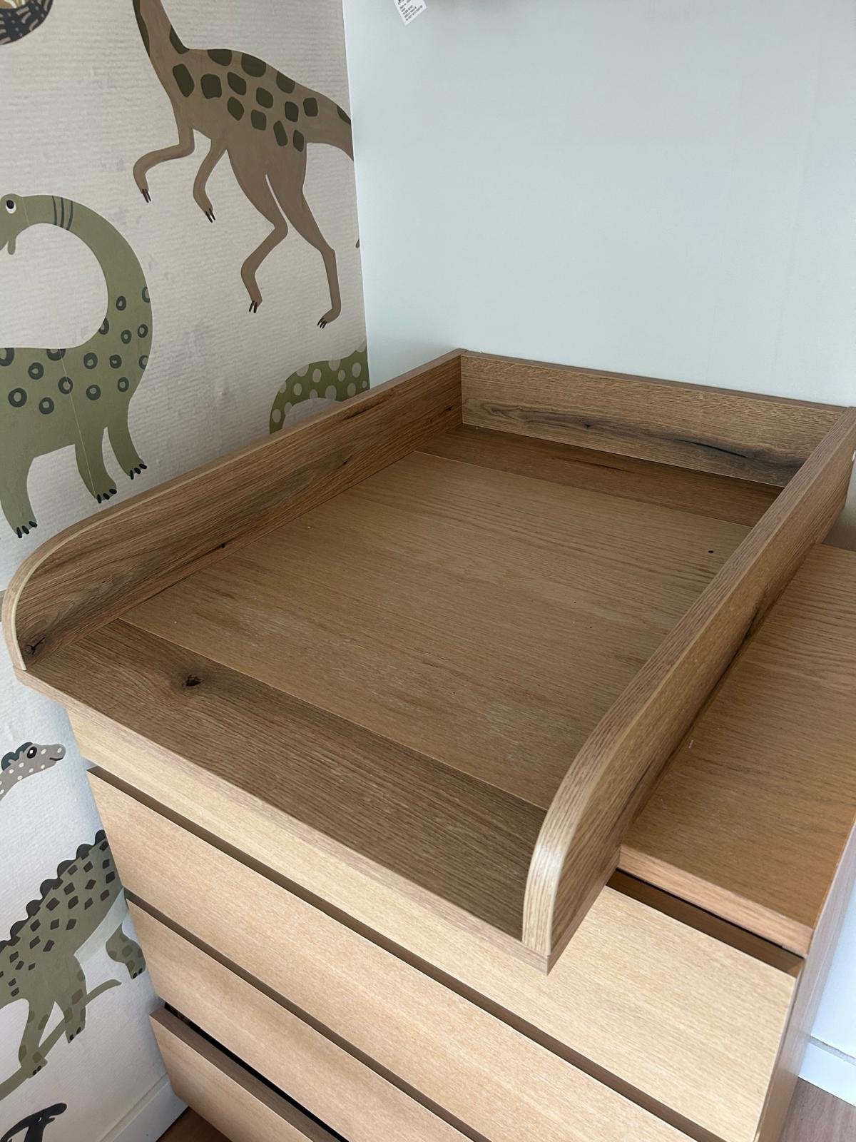 Opzet voor IKEA Malm ladekast - Houtkleur, Ophalen, Nieuw, Commode, Opstaande rand