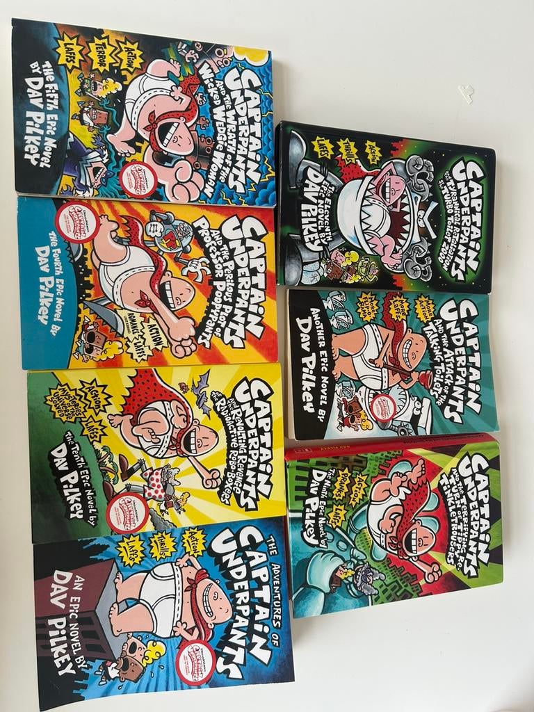 Dav Pilkey - The Adventures of Captain Underpants, Cartoons, Ophalen of Verzenden, Zo goed als nieuw, Dav Pilkey