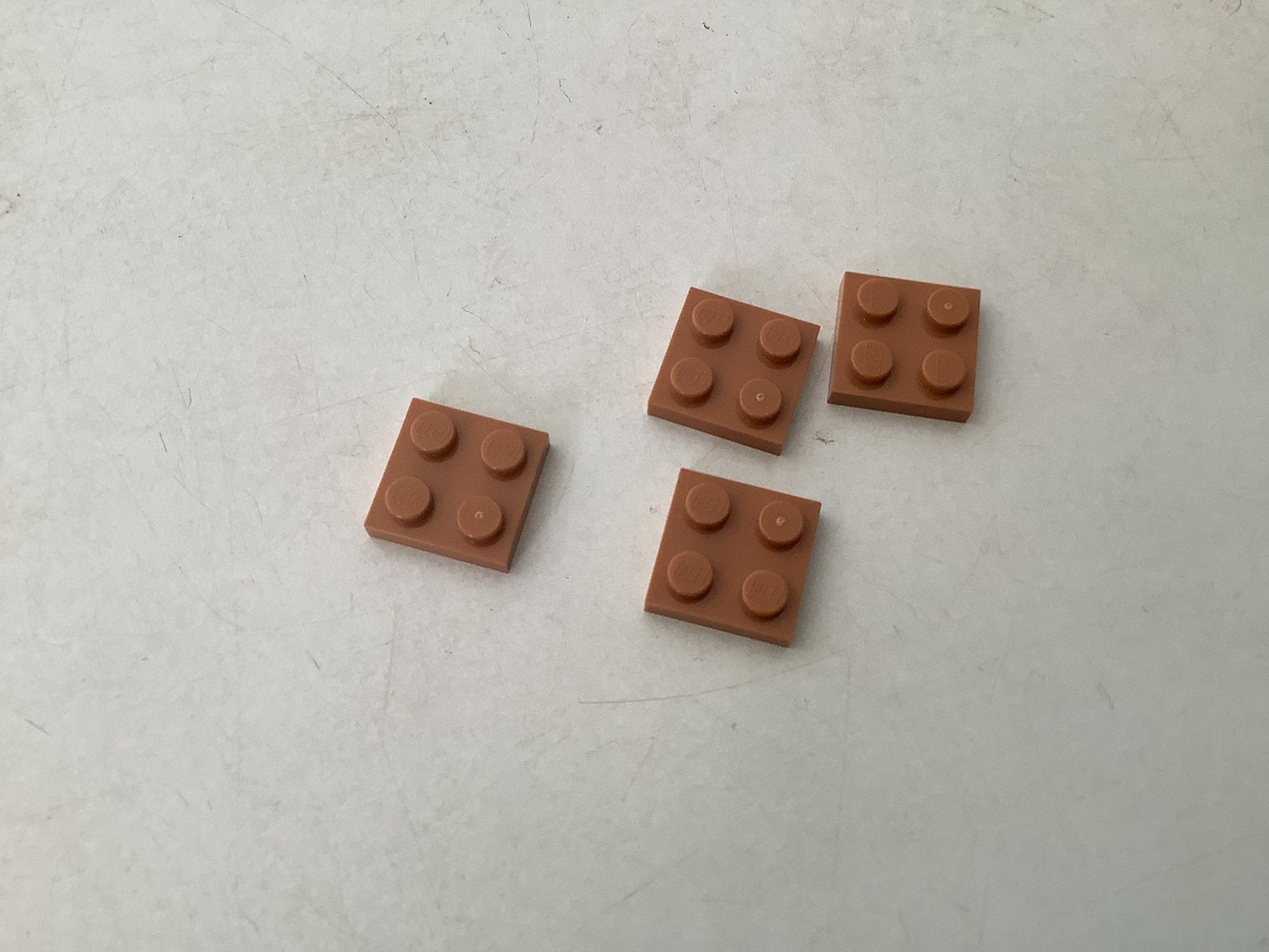 Lego plaat 2x2 nougat, Ophalen of Verzenden, Gebruikt, Losse stenen, Lego