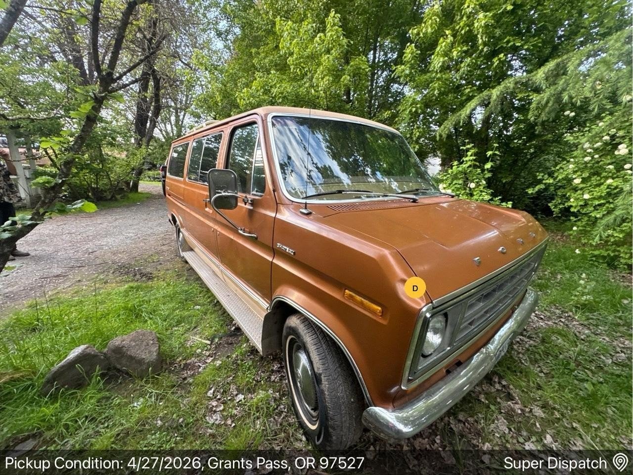 Ford USA Econoline E-150 CLUBWAGON (bj 1976, automaat), Auto's, Automaat, Bruin, Bedrijf, 9 stoelen