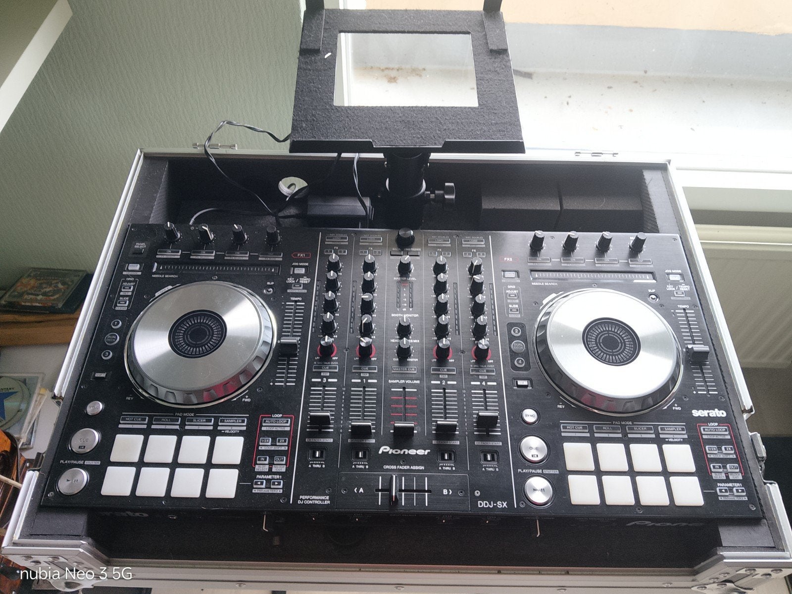 Pioneer DDJ-SX DJ-controller met Road Ready flightcase, Muziek en Instrumenten, Dj-sets en Draaitafels, Ophalen of Verzenden, Zo goed als nieuw