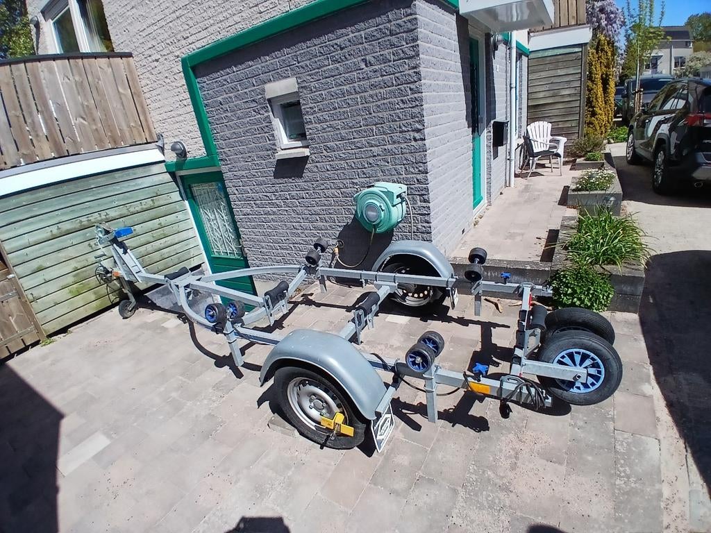 Kalf kanteltrailer te koop, Ophalen, Minder dan 1500 kg, Overige typen, Kantelbaar