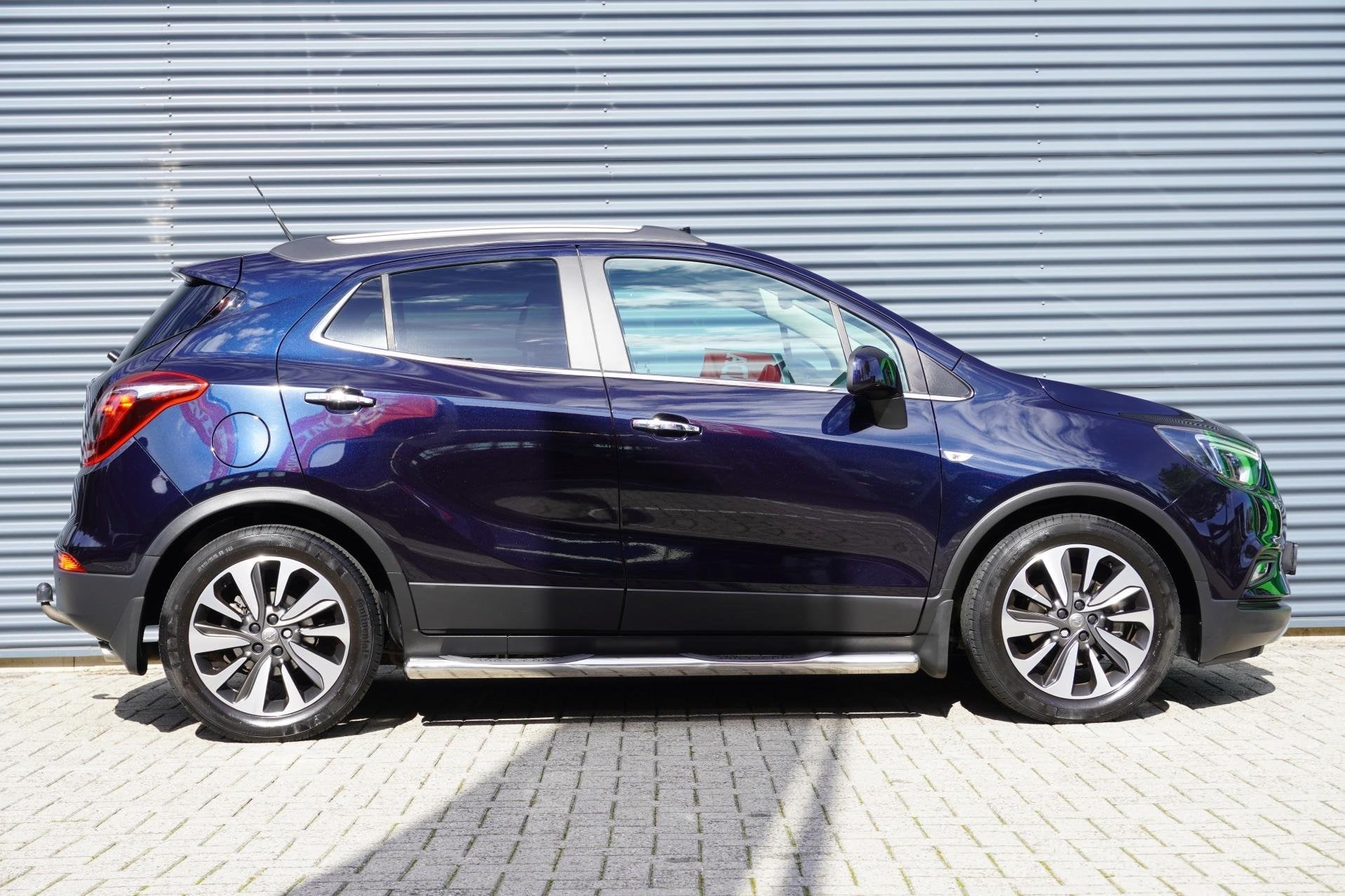 Opel Mokka X 1.4 Turbo 141pk Innovation | Panoramadak | Stuu, Auto's, Voorwielaandrijving, 12 maanden, Gebruikt, Blauw