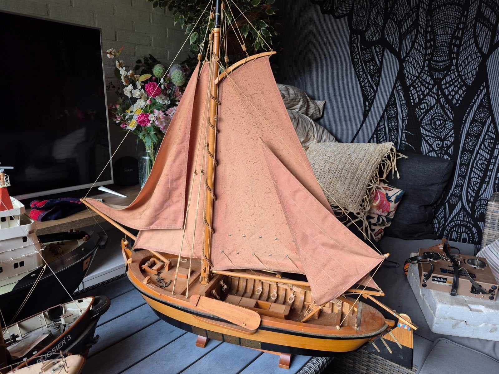 3grafische  boten  met  2  besturingen, Ophalen