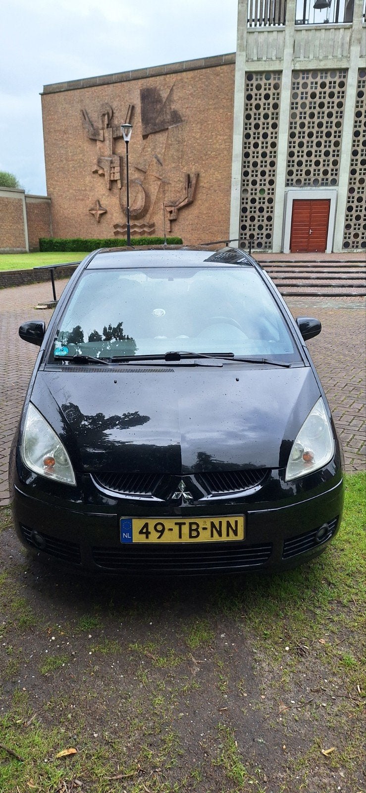 Mitsubishi Colt 1.3 CZ5 2006 Zwart, Auto's, 31 €/maand, Origineel Nederlands, Handgeschakeld, Particulier