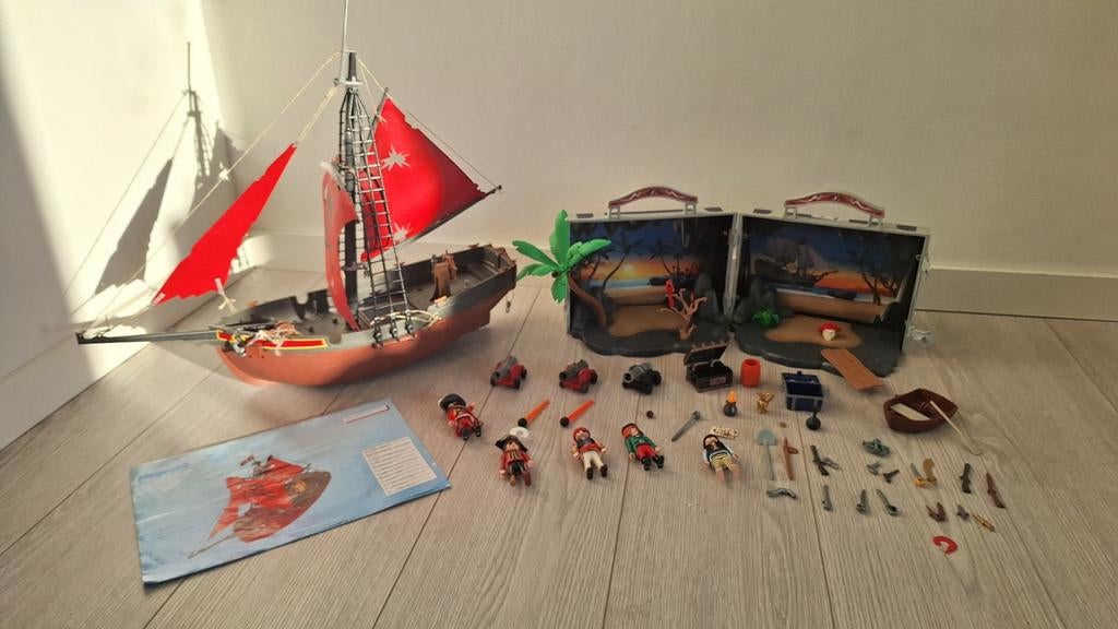 Playmobil 6 sets + vele extra's., Ophalen of Verzenden, Gebruikt