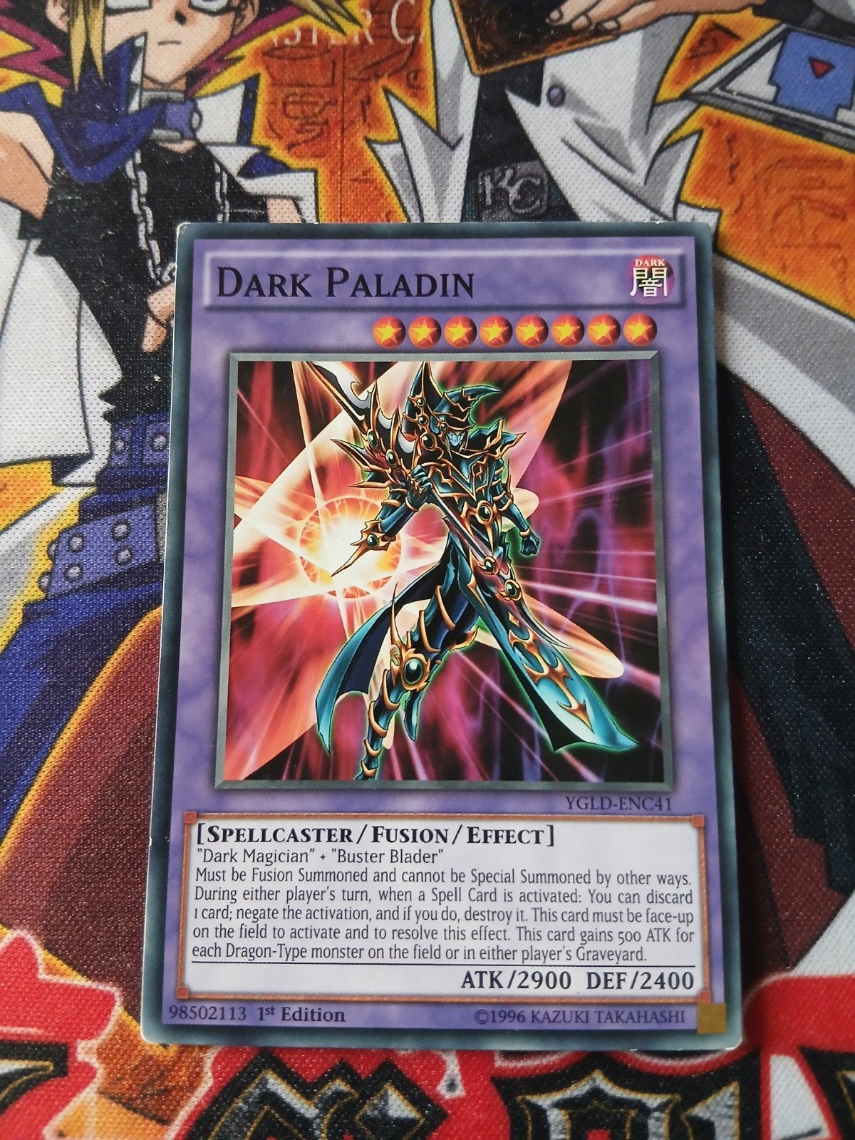 Dark Paladin - YGLD - Yu-Gi-Oh, Hobby en Vrije tijd, Verzamelkaartspellen | Yu-gi-Oh!, Ophalen of Verzenden, Zo goed als nieuw