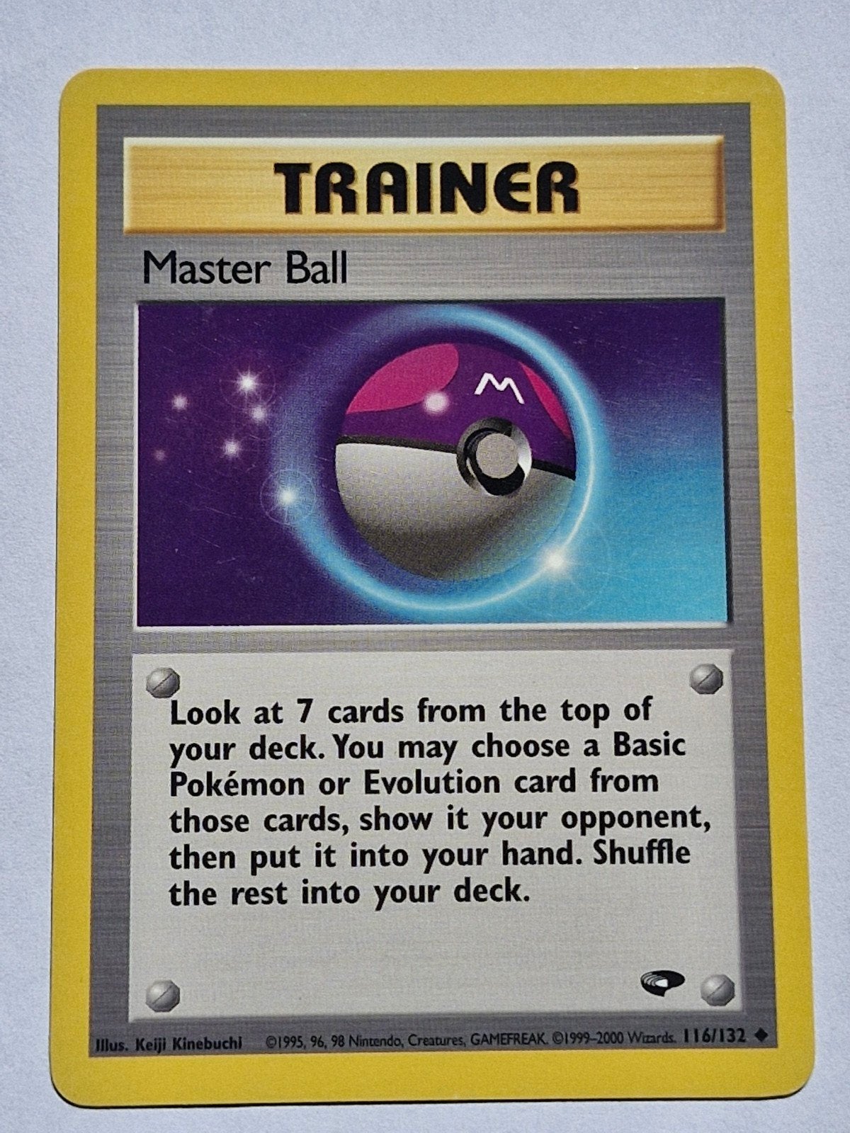 Trainer Master ball #116/132, Ophalen of Verzenden, Zo goed als nieuw