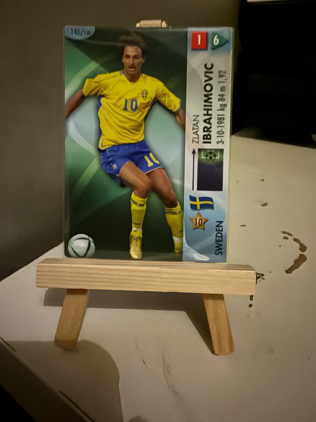 Zlatan Ibrahimovic Spelerskaart FIFA World Cup 2006, Ophalen of Verzenden, Zo goed als nieuw, Overige sporten, Spelerskaart