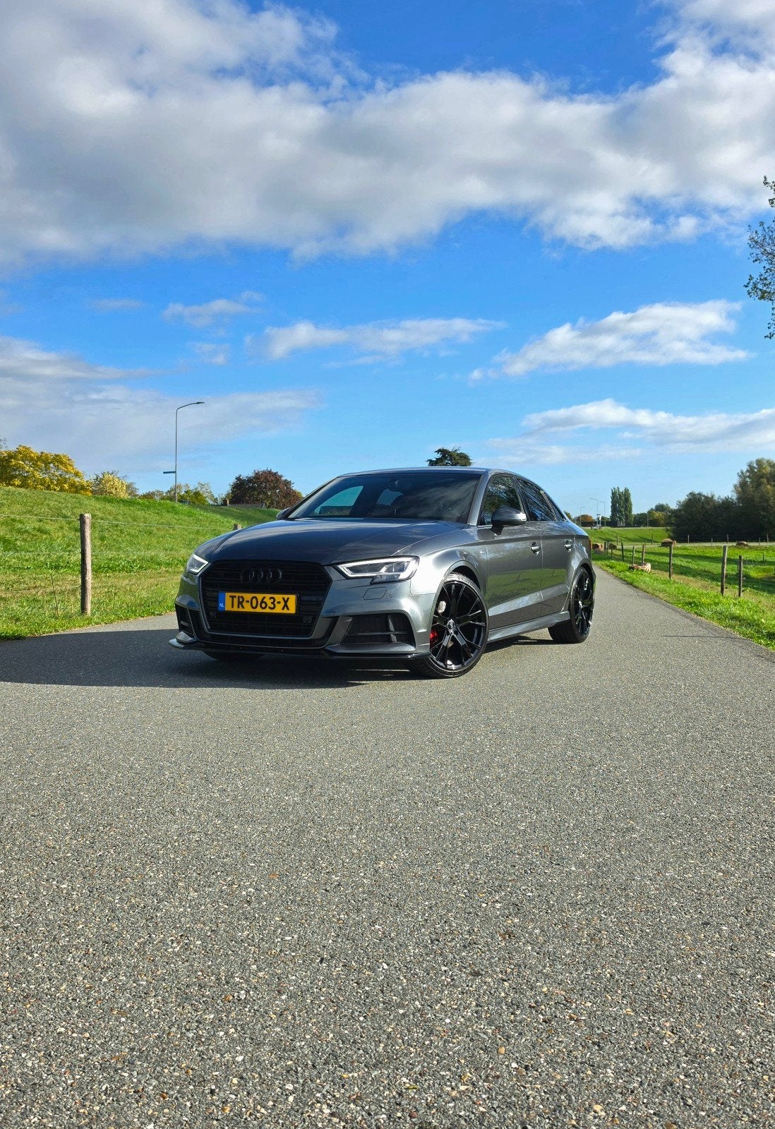 Audi A3 1.5 Tfsi CoD Ultra 150pk S Tronic 2018 Grijs, 1498 cc, 1225 kg, 4 cilinders, Origineel Nederlands