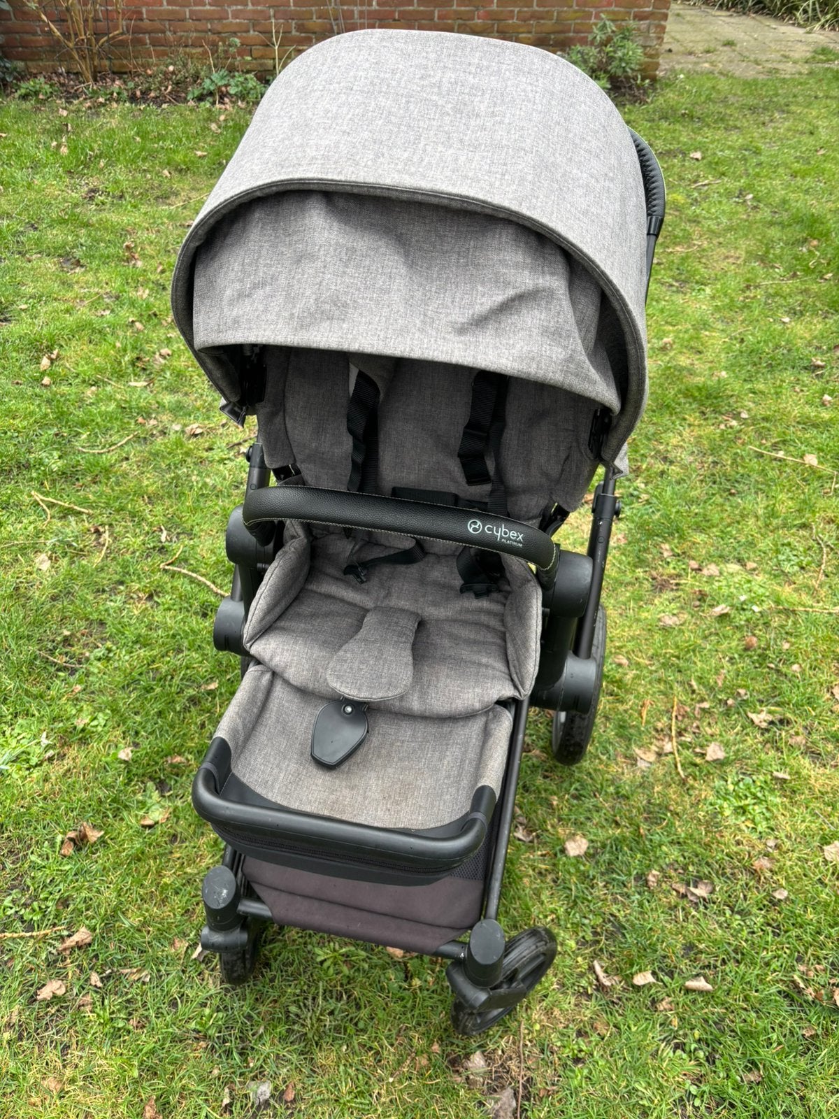 Cybex Priam Manhattan Grey, Zo goed als nieuw, Met autostoeltje, Ophalen, Kinderwagen