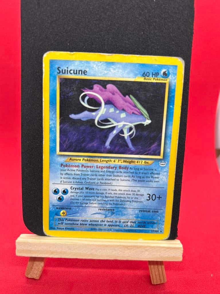 Suicune 27/64 – Pokémon Neo Revelation – Non‑Holo, Hobby en Vrije tijd, Verzamelkaartspellen | Pokémon, Ophalen of Verzenden, Zo goed als nieuw