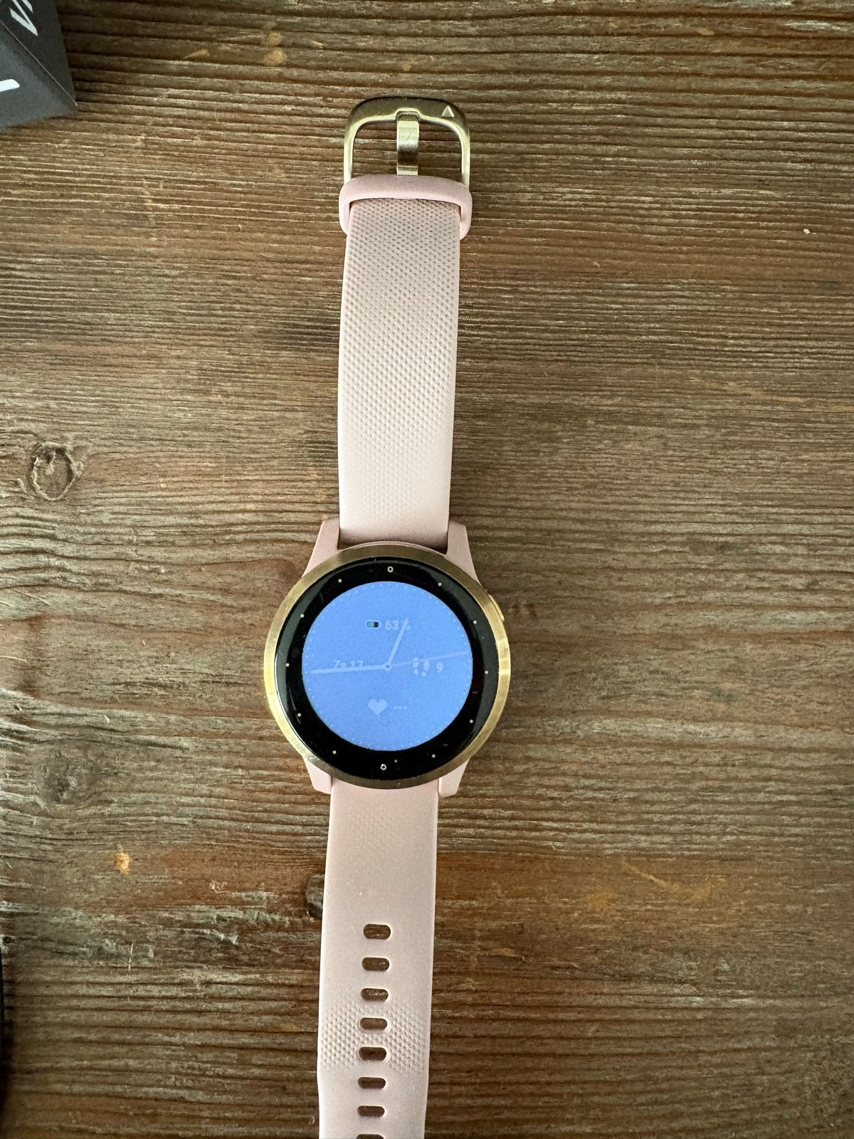 Garmin Vivoactive 4S smartwatch - Roze/Goud, Sieraden, Tassen en Uiterlijk, Afstand, Ophalen of Verzenden, Zo goed als nieuw, Android